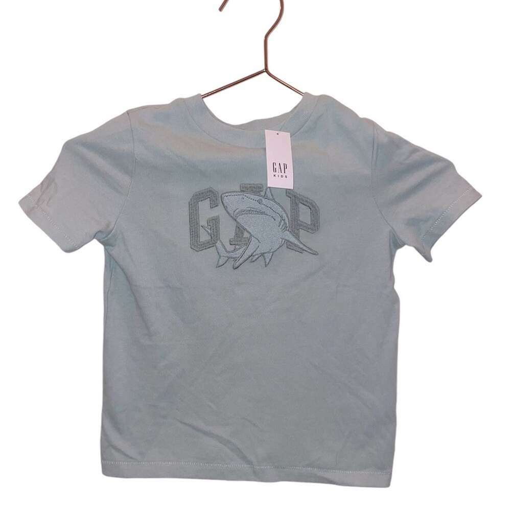Gap Kids Shark Graphic T-Shirt - Size XS (4-5) - NWT